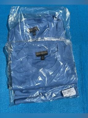 NWT 2 women’s Blue Crew Neck Shirts